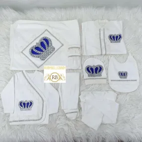 10pcs HRH Crown Set - Royal Blue