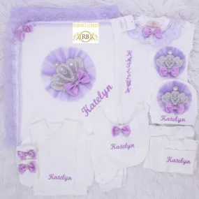10pcs Jeweled Set - Lilac
