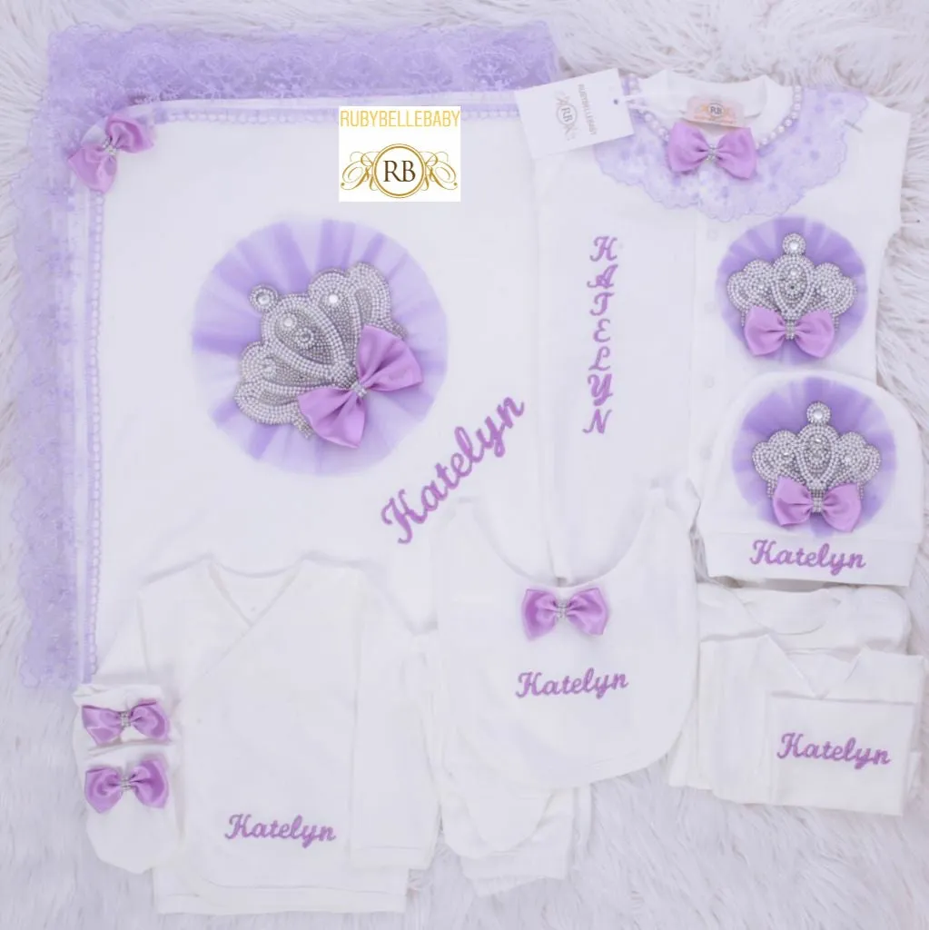 10pcs Jeweled Set - Lilac