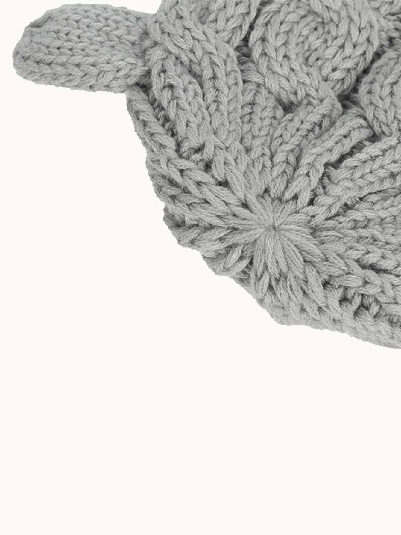 1set  Knitted Hat And Gloves Set- FD