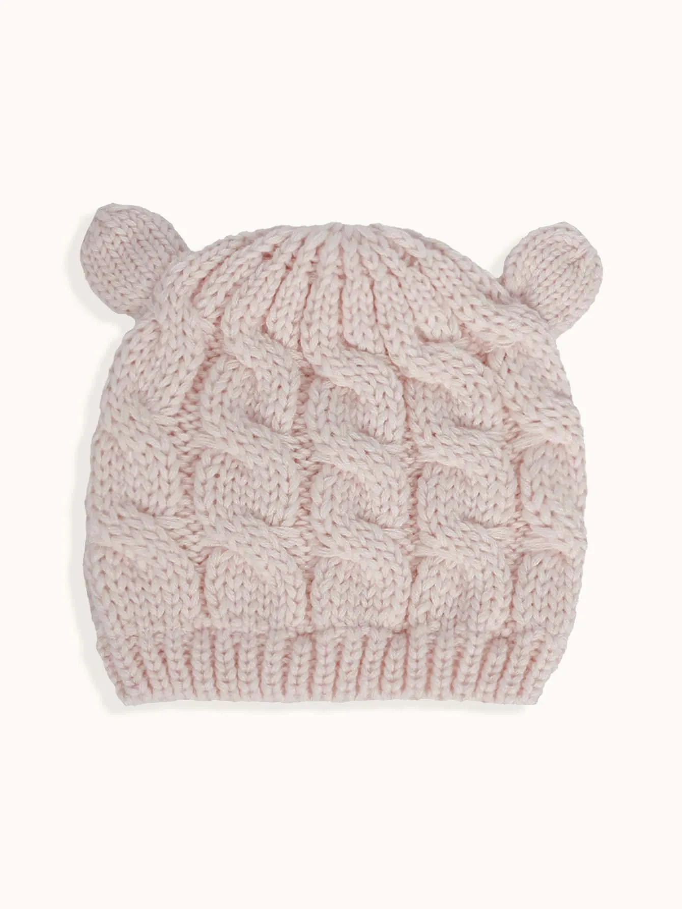 1set  Knitted Hat And Gloves Set- FD