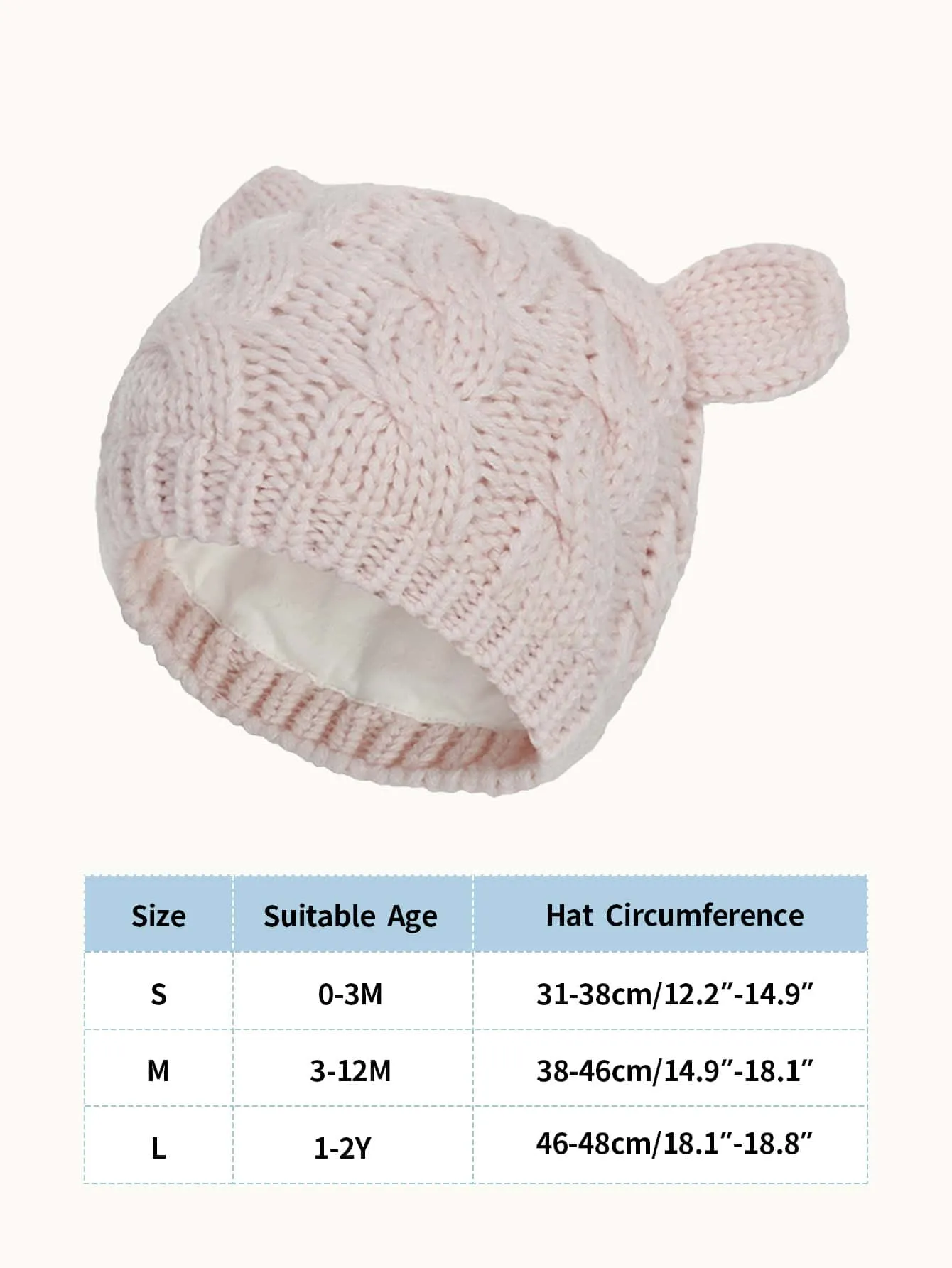 1set  Knitted Hat And Gloves Set- FD