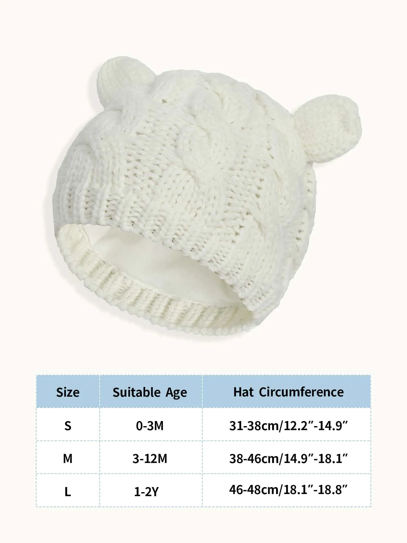 1set  Knitted Hat And Gloves Set- FD