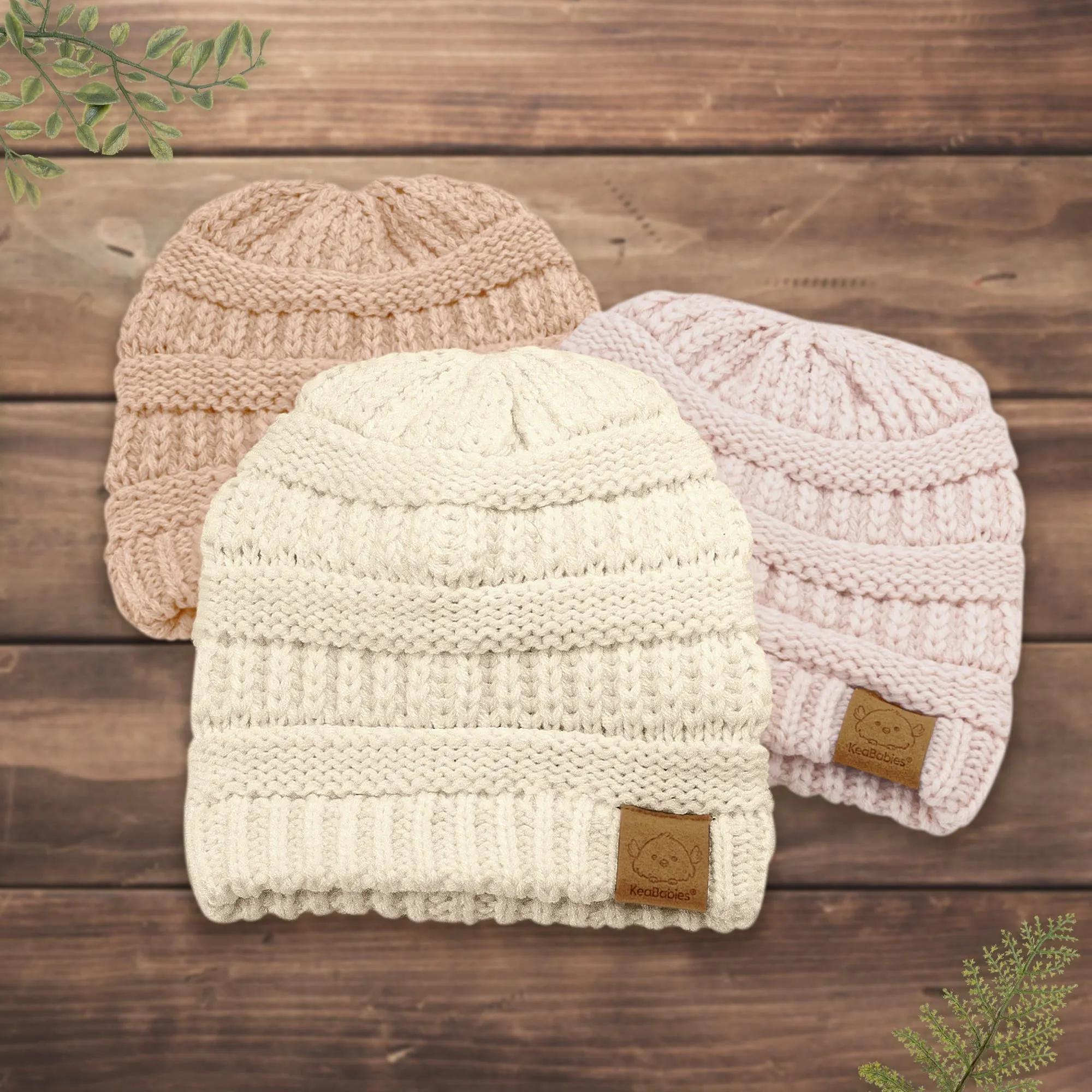 3-Pack Warmzy Baby Beanies (Regalia, M)