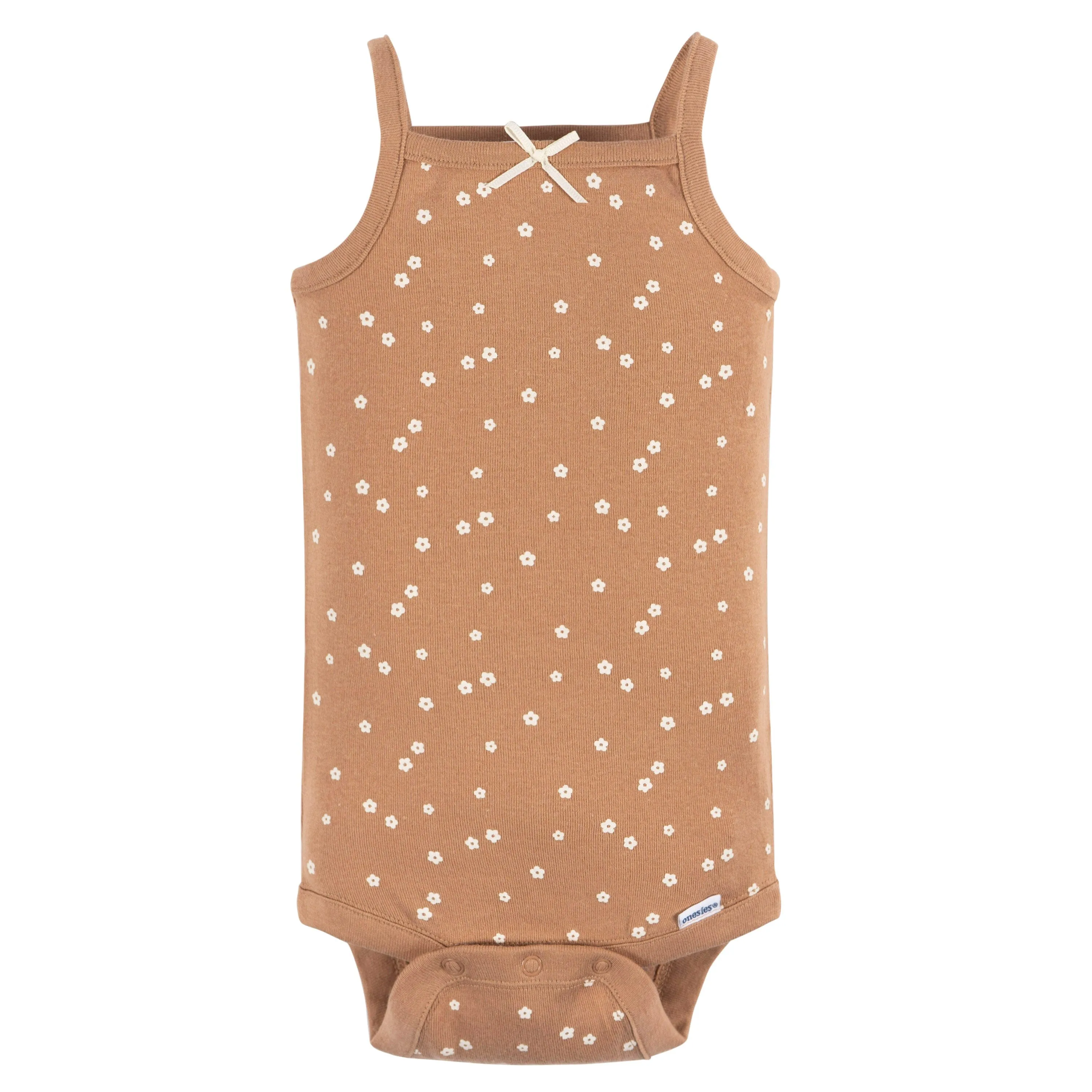 4-Pack Baby Girls Retro Floral Sleeveless Onesies® Bodysuits