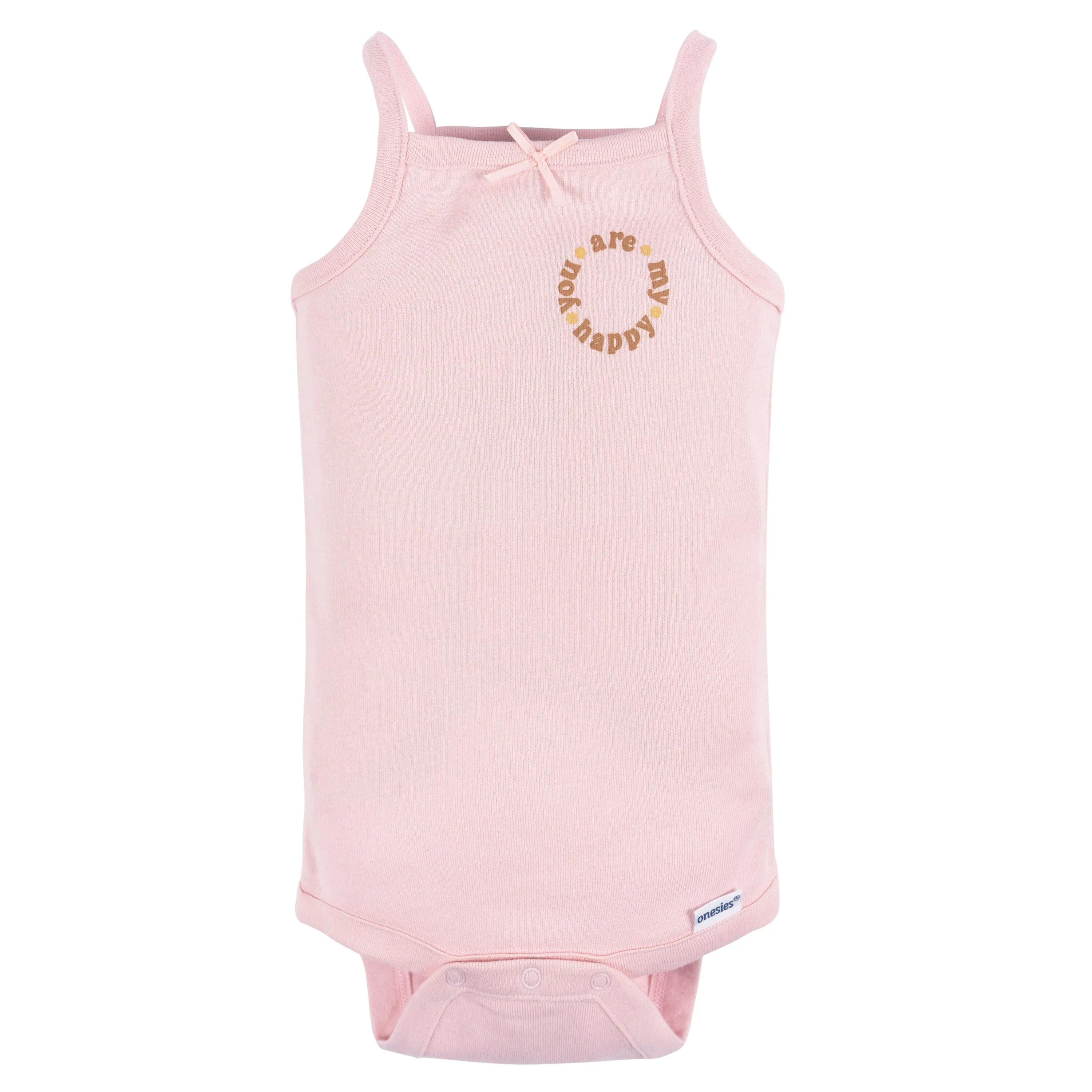 4-Pack Baby Girls Retro Floral Sleeveless Onesies® Bodysuits