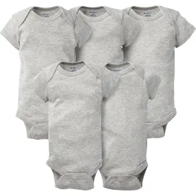 5-Pack Grey Onesies® Bodysuits