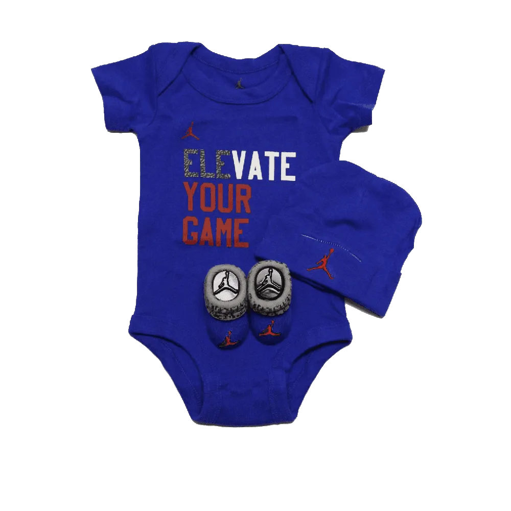 Air Jordan Baby infant 3Pcs sets bodysuit layette oneies