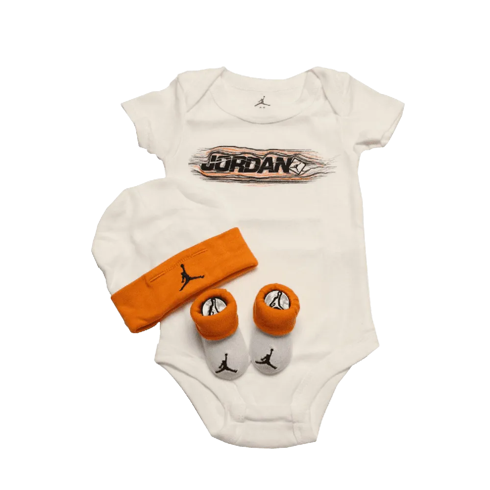 Air Jordan Baby infant 3Pcs sets bodysuit layette oneies