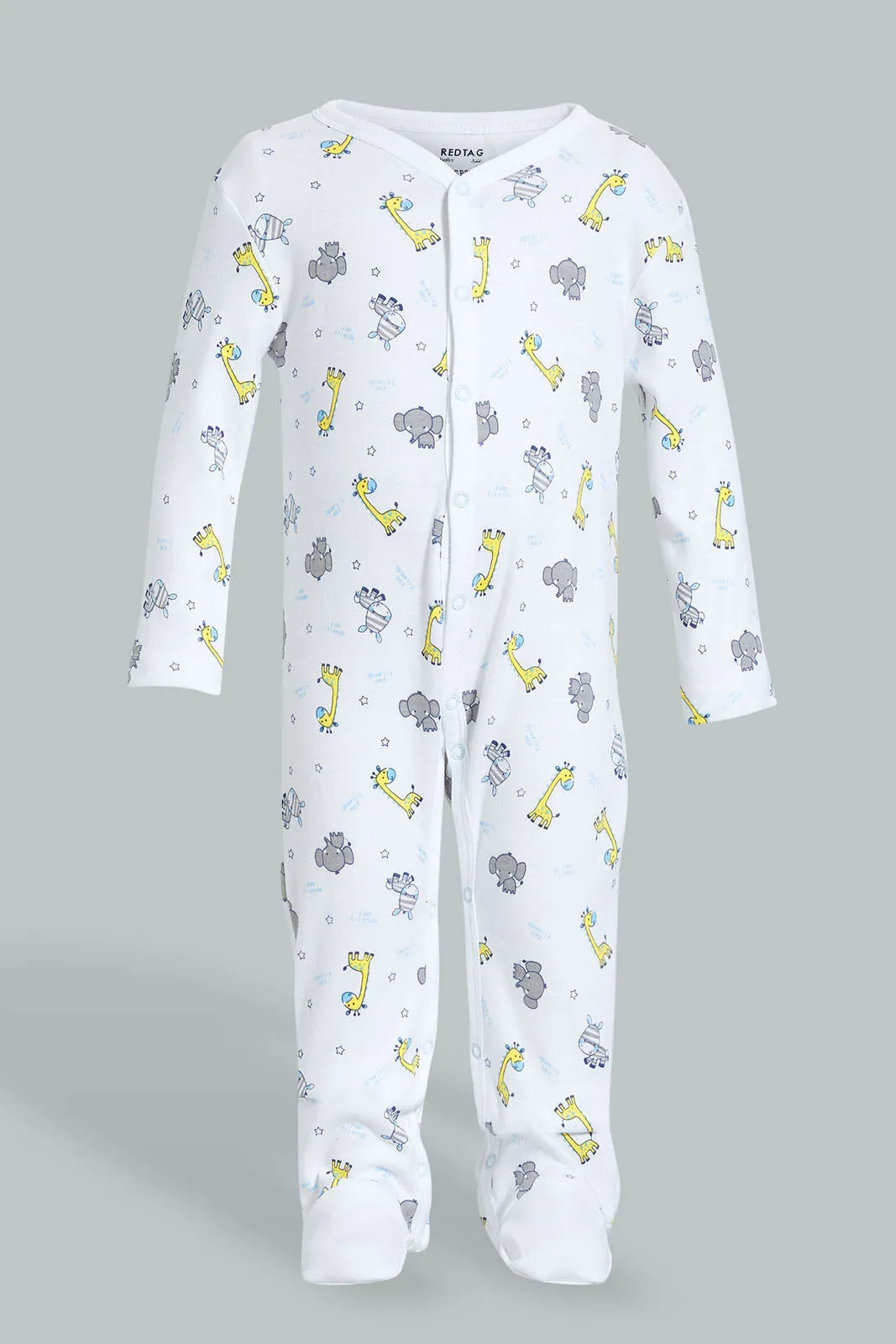 Assorted Printed Sleepsuit Set (3 Piece)