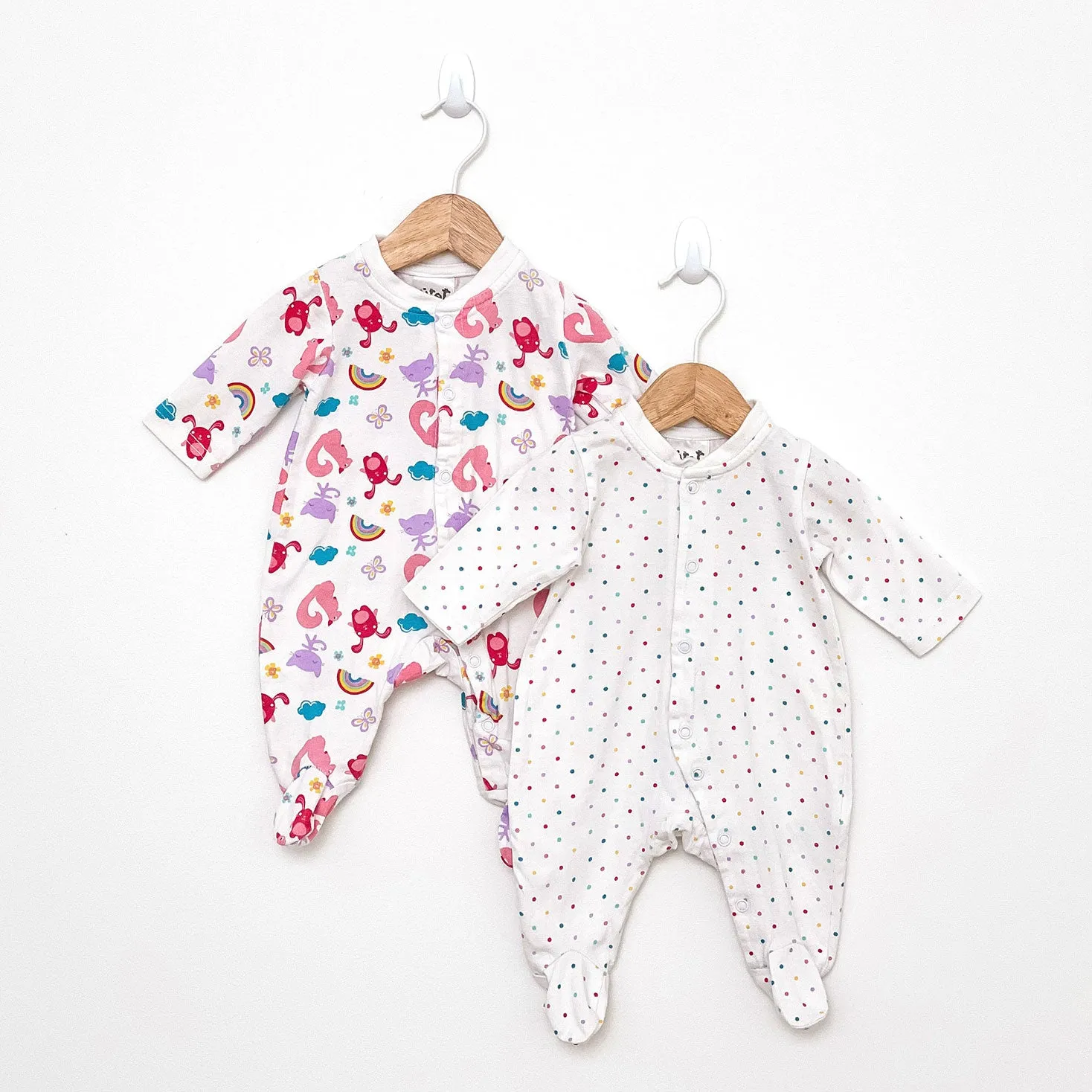 Baby 2-pack sleepsuits (50)