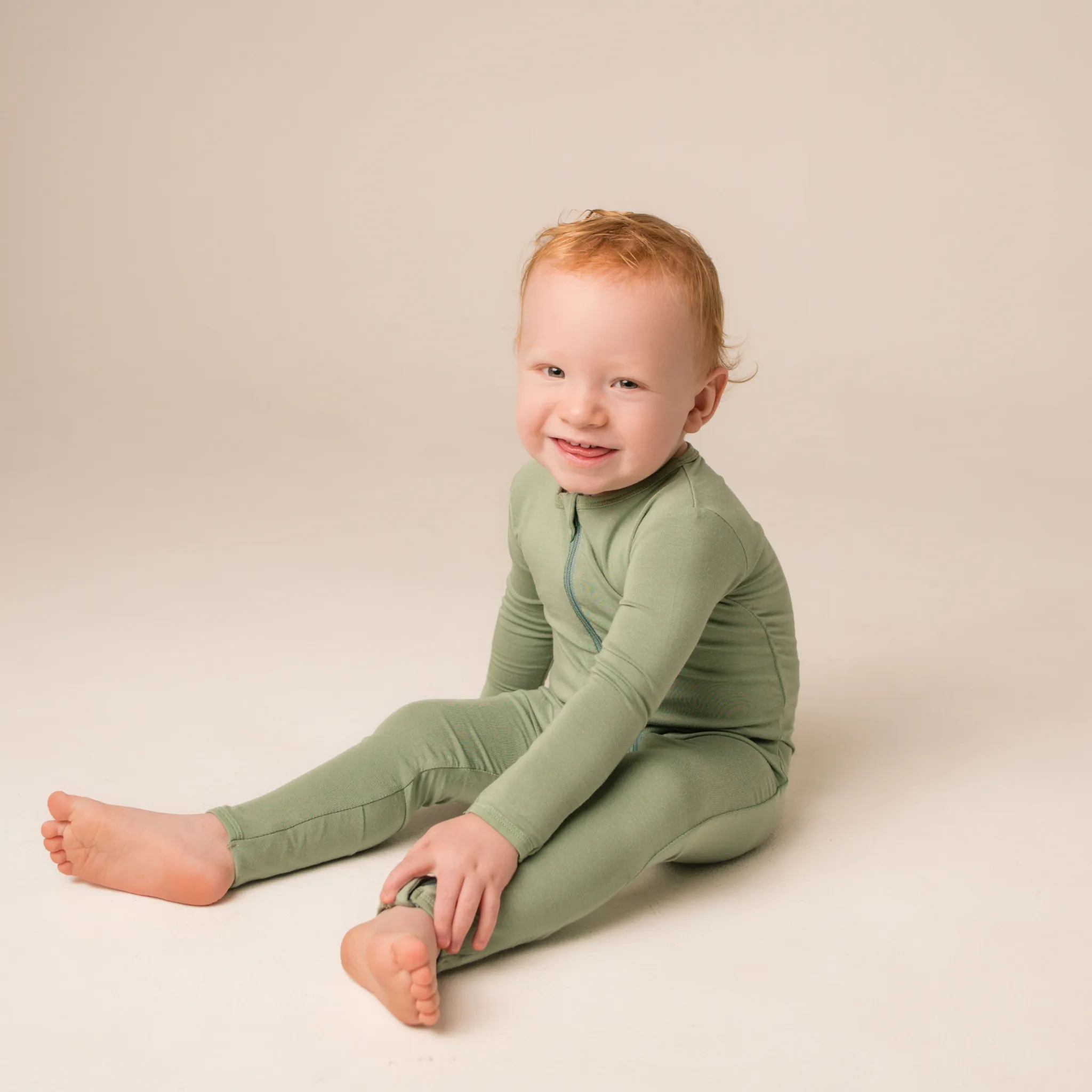 Baby Bamboo Onesie - Sage Green