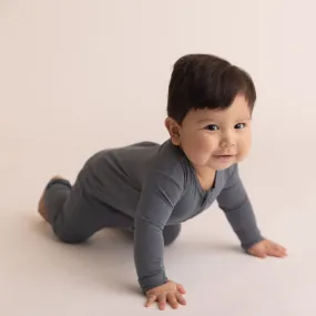 Baby Bamboo Onesie - Stone Blue
