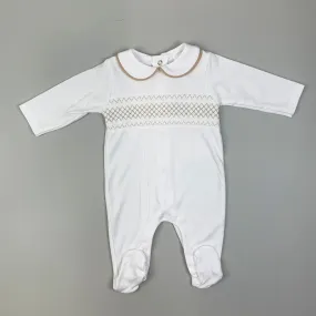 Baby Boys All in One - White / Beige