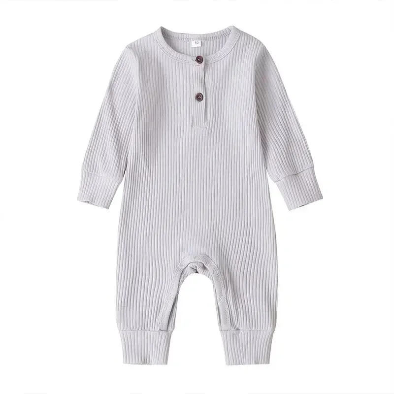 Baby Boys/Girls Long Sleeve Cotton Romper