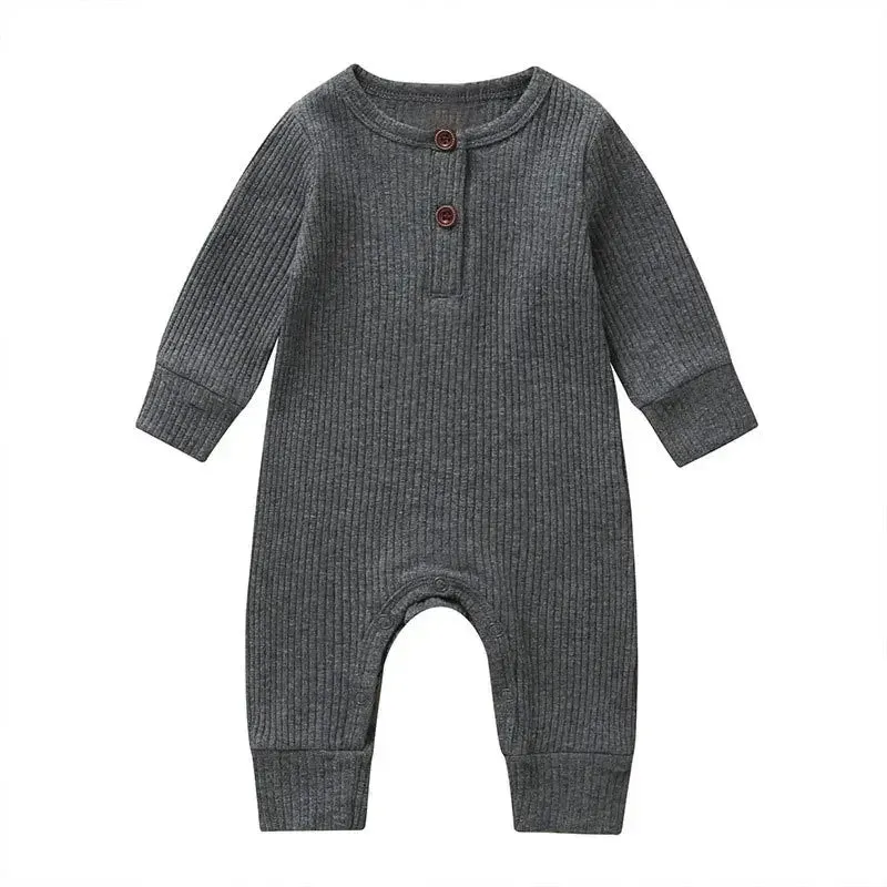 Baby Boys/Girls Long Sleeve Cotton Romper