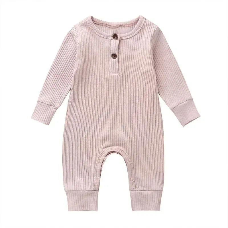 Baby Boys/Girls Long Sleeve Cotton Romper