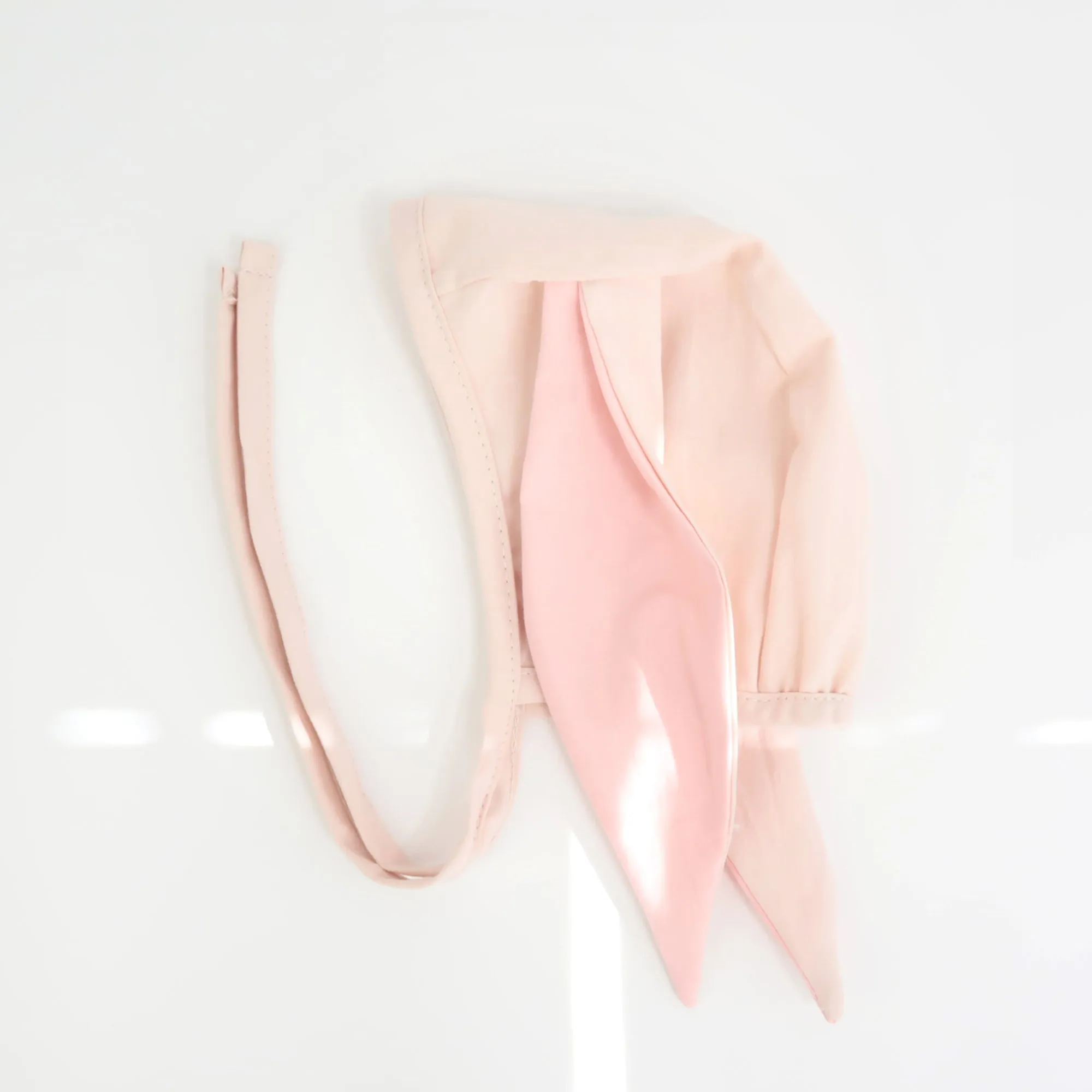 Baby Bunny Bonnet Muslin Lined Rabbit Hat | Light Pink
