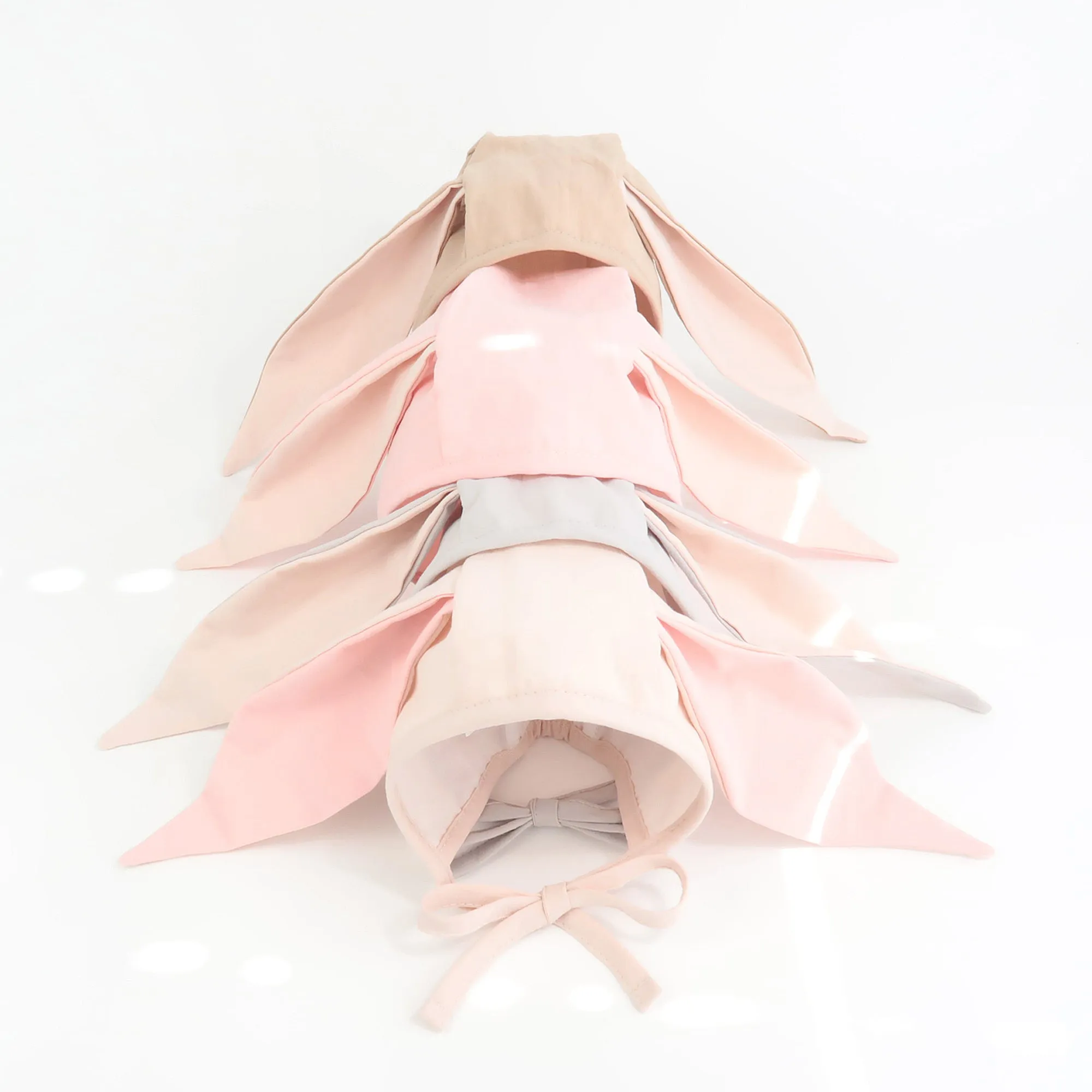 Baby Bunny Bonnet Muslin Lined Rabbit Hat | Tan Brown