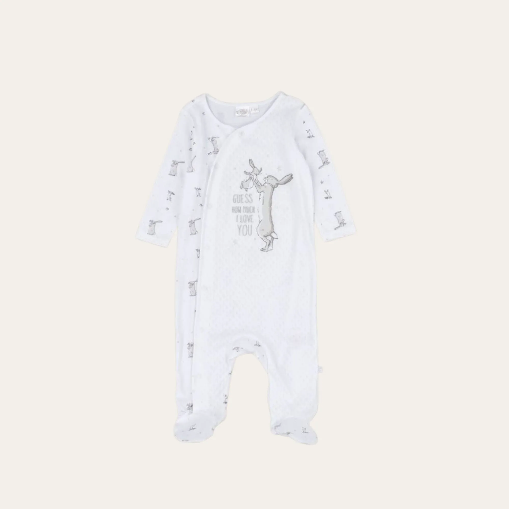 Baby Clothing Gifts Set 'Guess How Much I Love You' Baby Sleep Suit