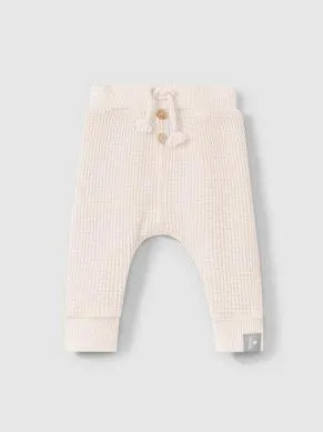 Baby Girl Set | Waffle w. Ruffle- light pink | Snug
