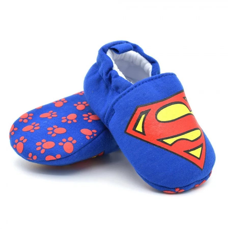 Baby Superhero Onesie with Shoe Set - Superman