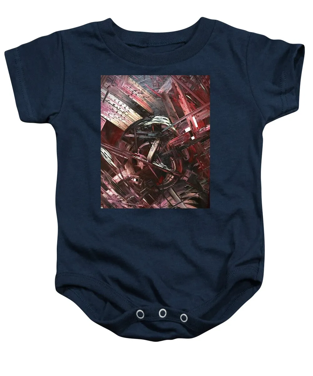 Bergandy Scrape - Baby Onesie