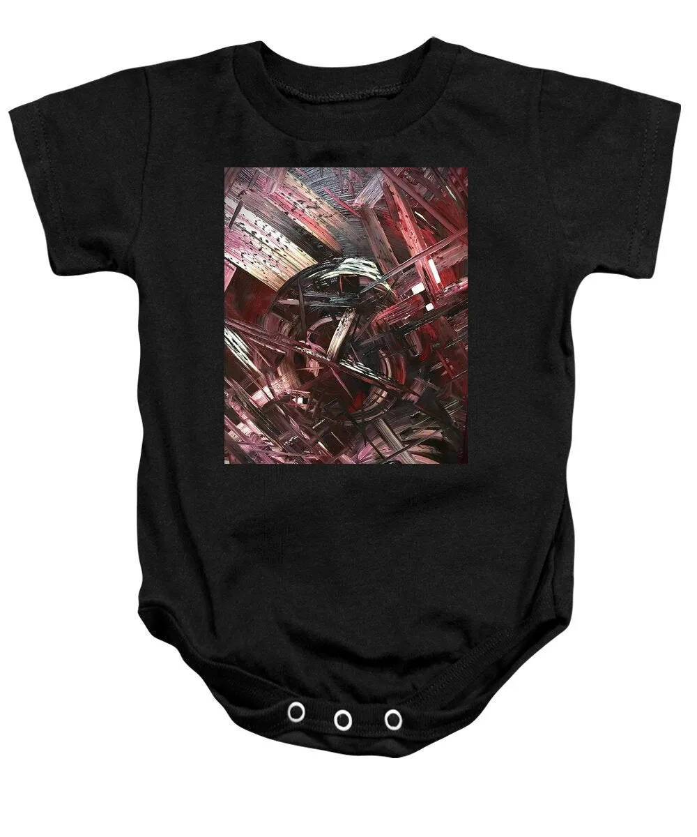 Bergandy Scrape - Baby Onesie