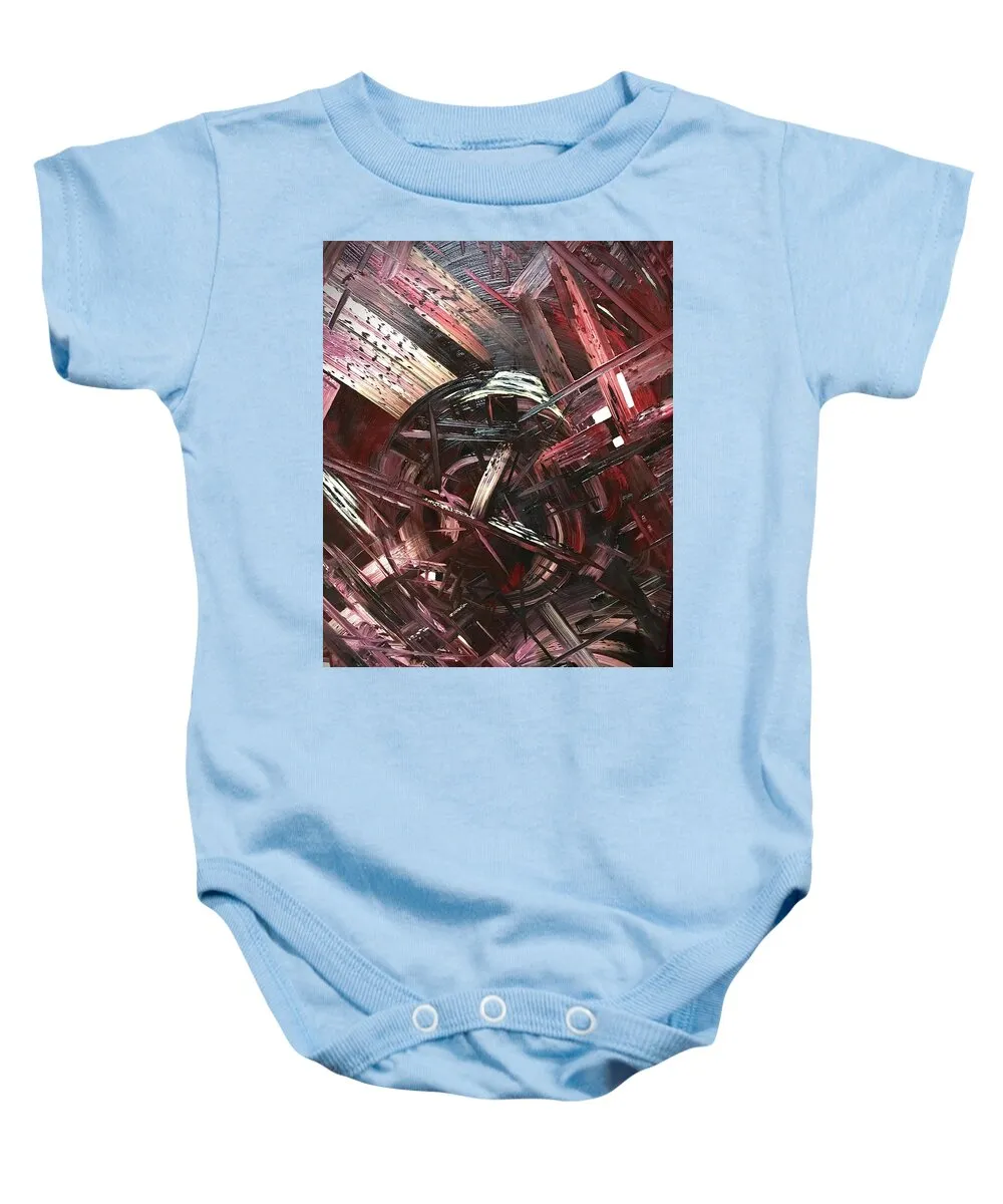 Bergandy Scrape - Baby Onesie
