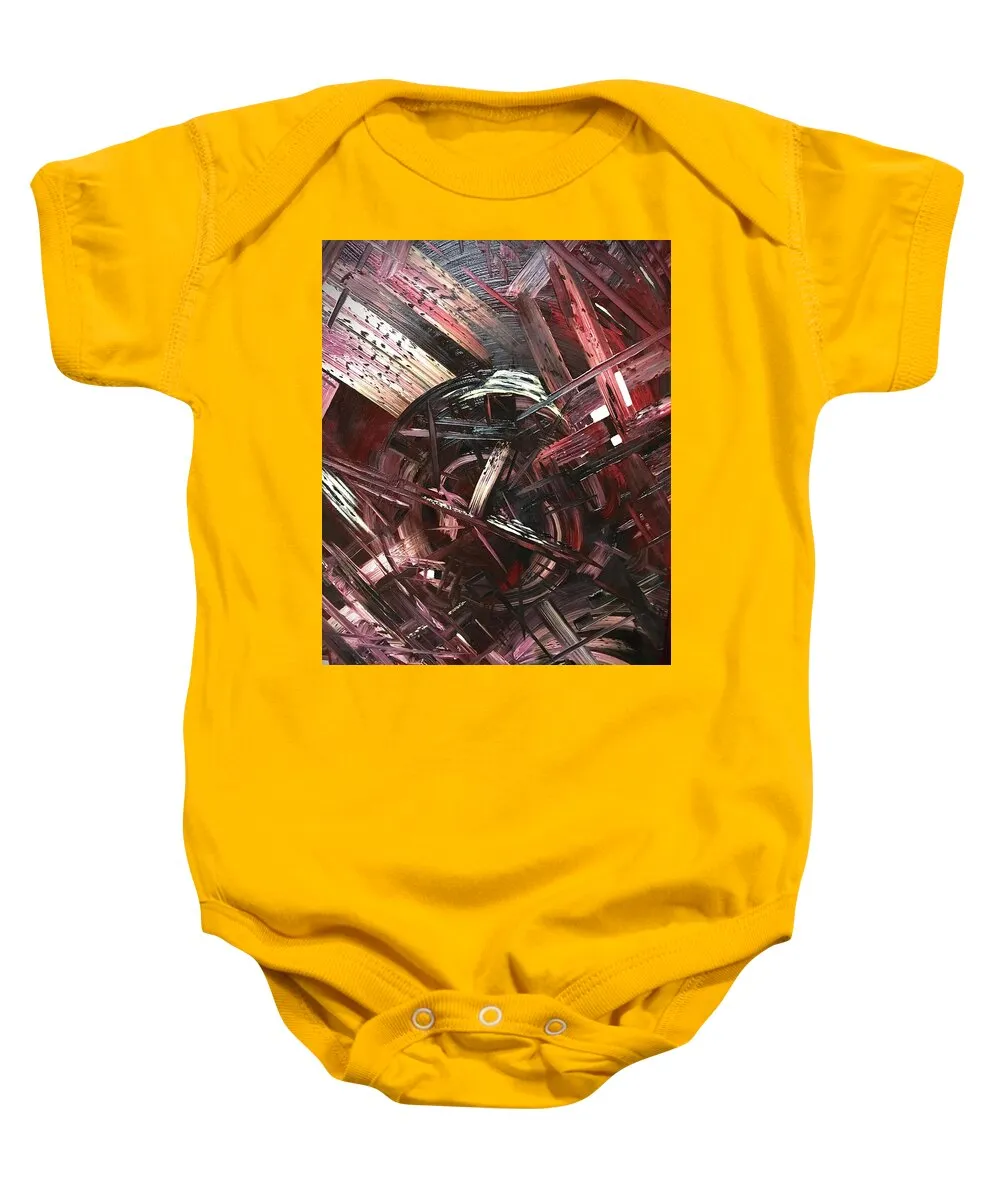Bergandy Scrape - Baby Onesie