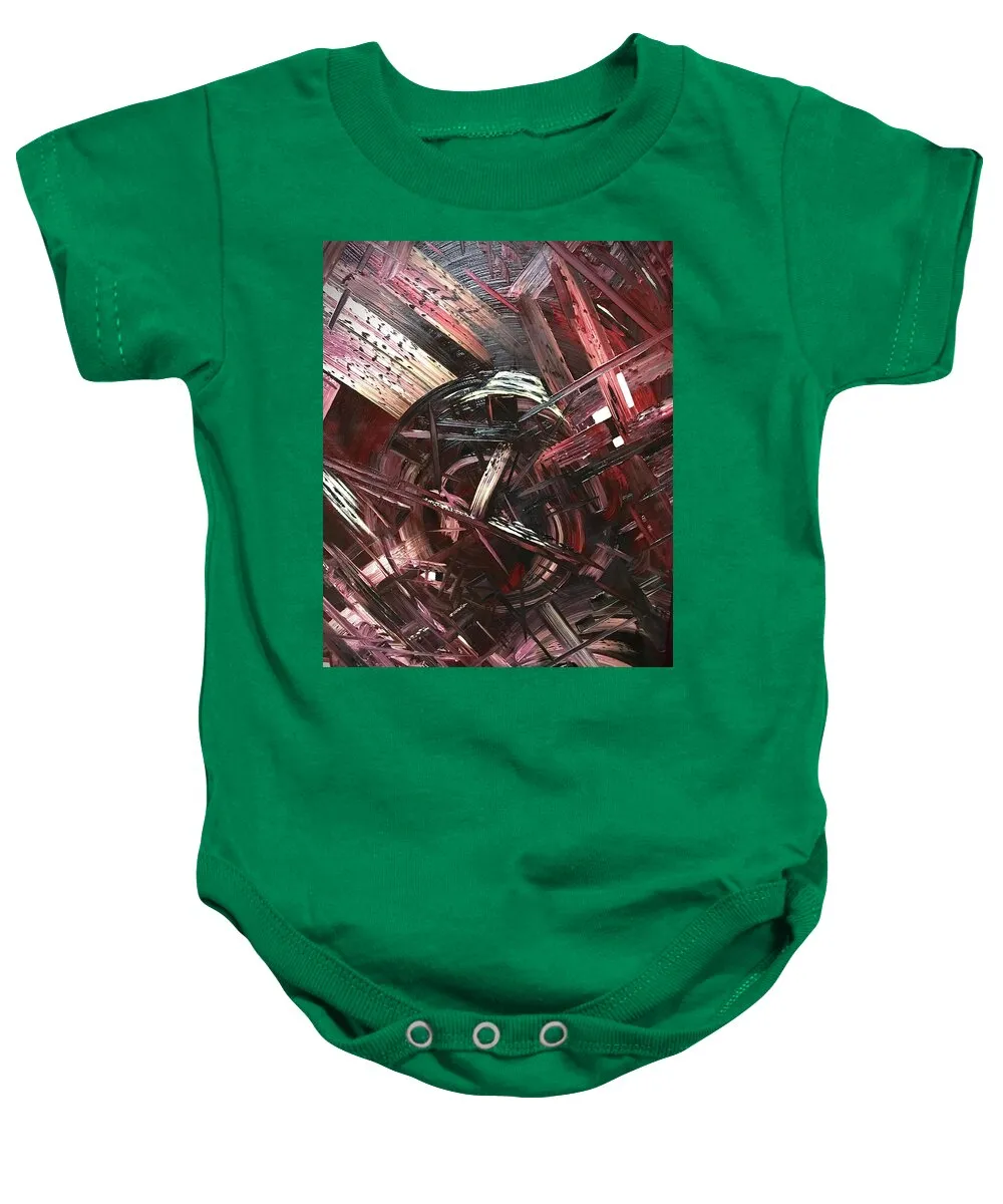 Bergandy Scrape - Baby Onesie
