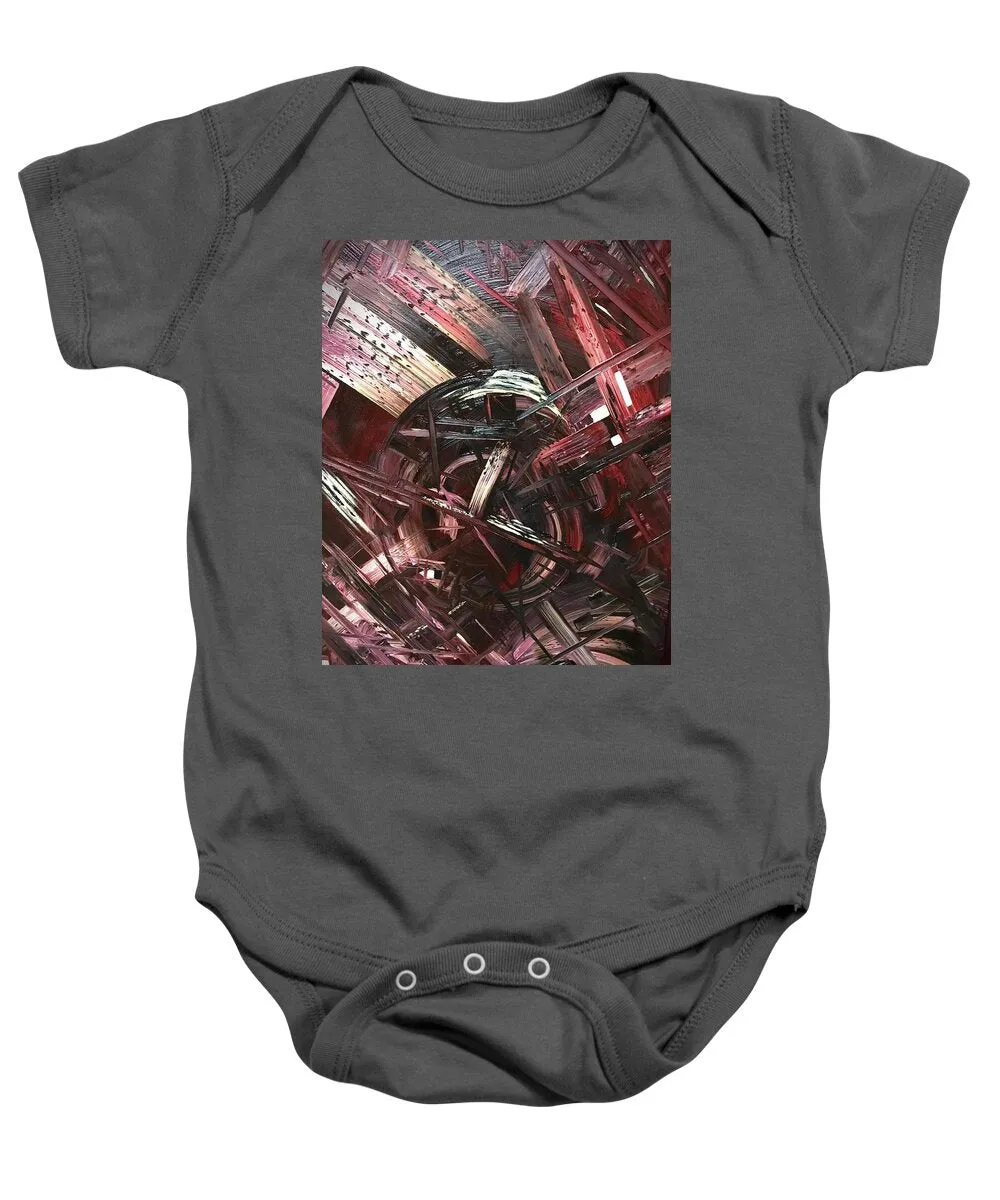 Bergandy Scrape - Baby Onesie