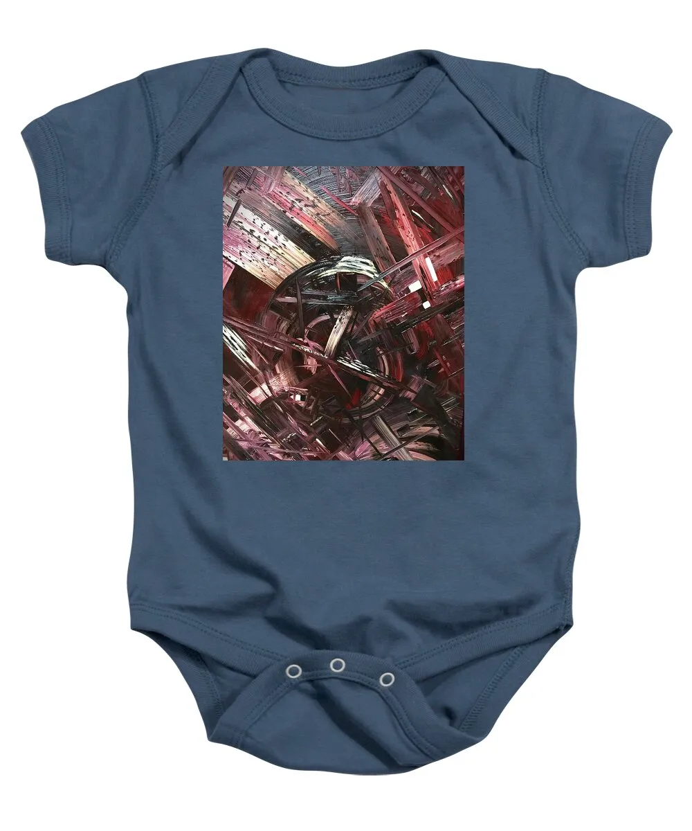 Bergandy Scrape - Baby Onesie