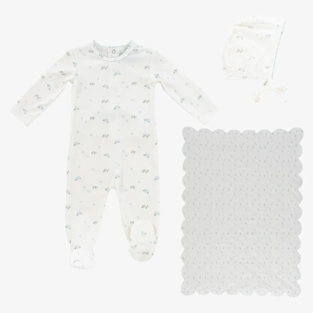 Berry Pattern Take Me Home Set - Blue
