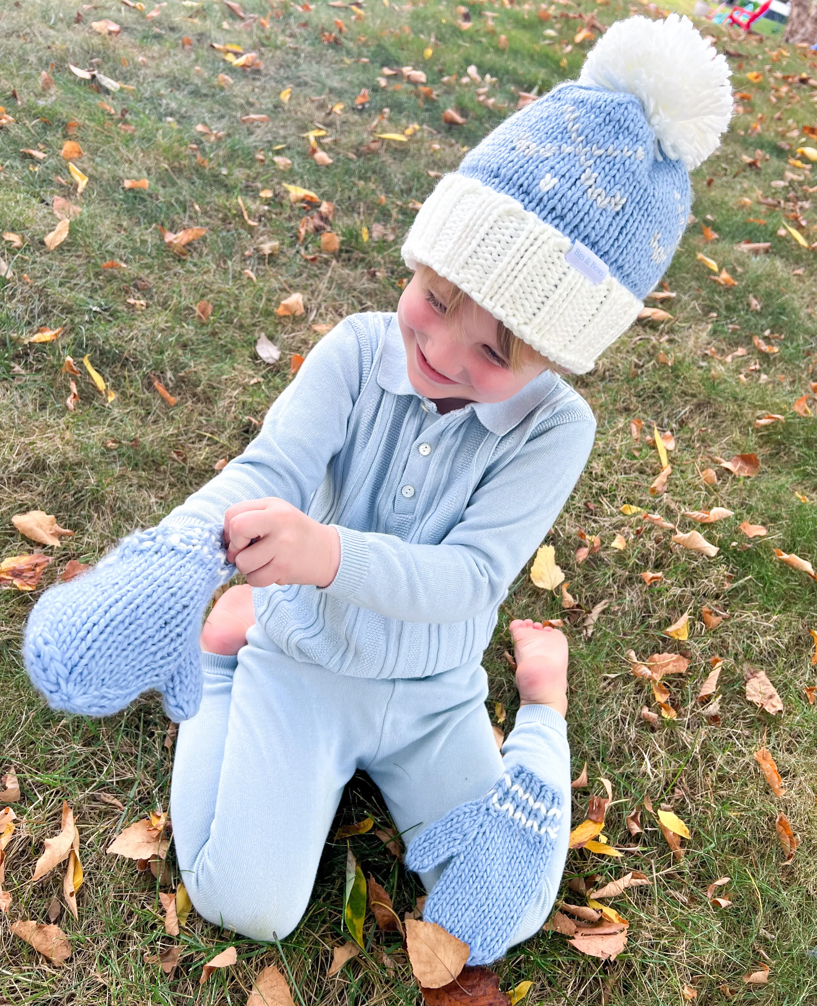 Blue Mittens