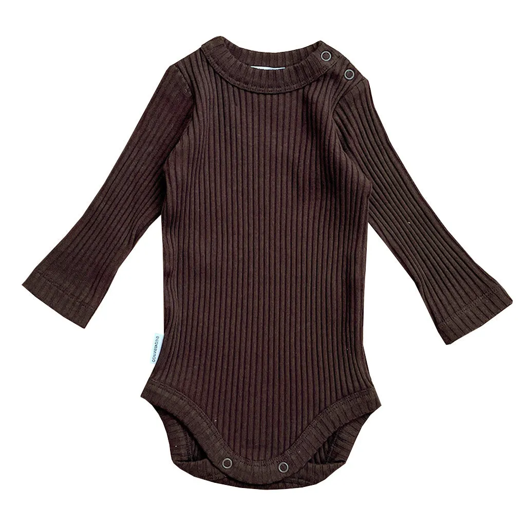 Bodysuit Rib Plum