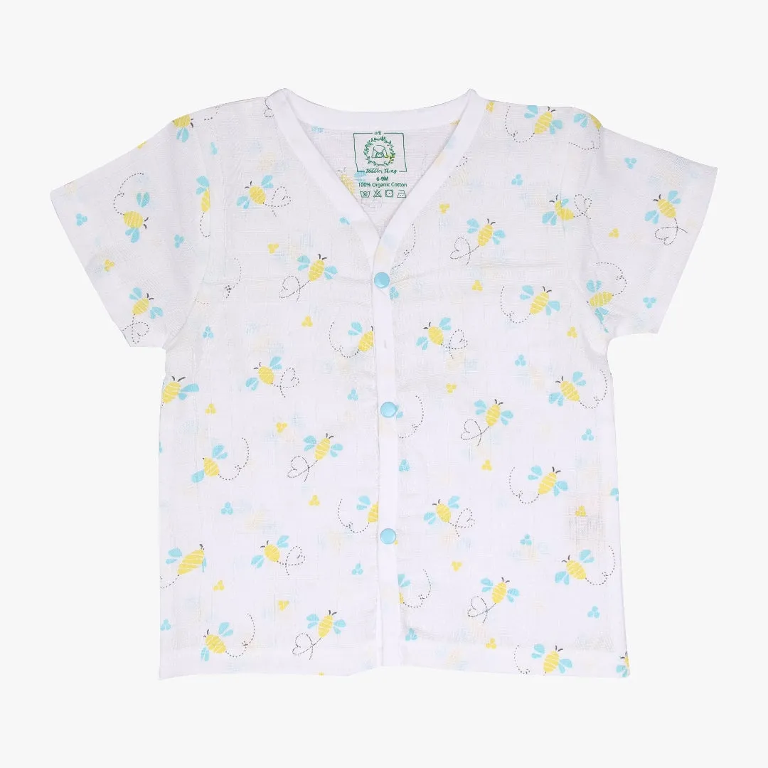 Buzzing Bee - Muslin Sleep Suit for babies and kids (Unisex)