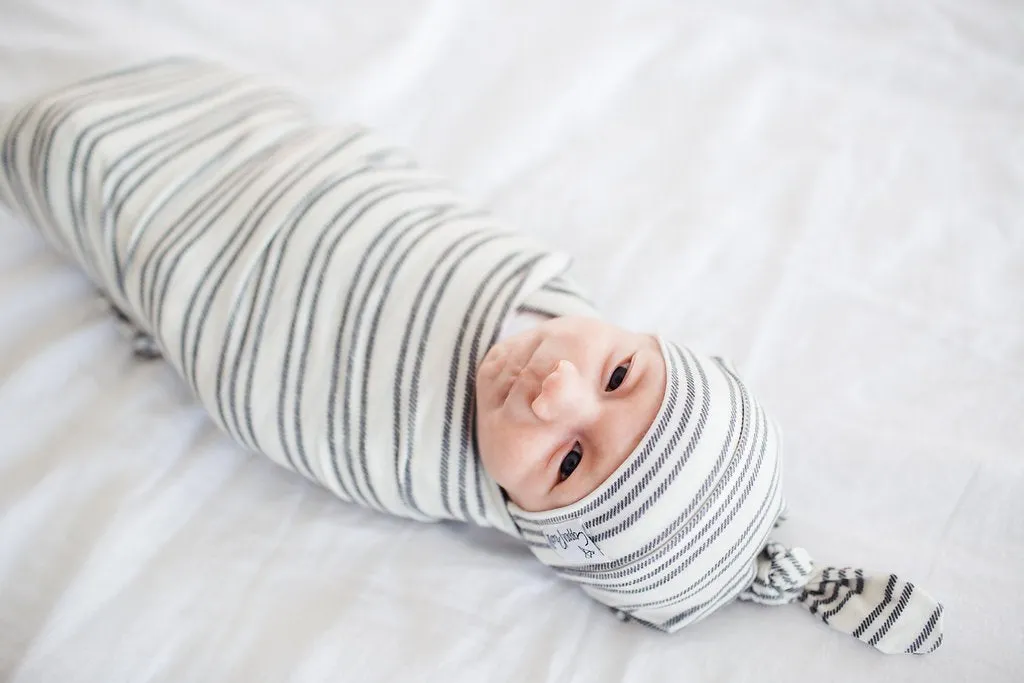 Copper Pearl Newborn Top Knot Hat - Midtown