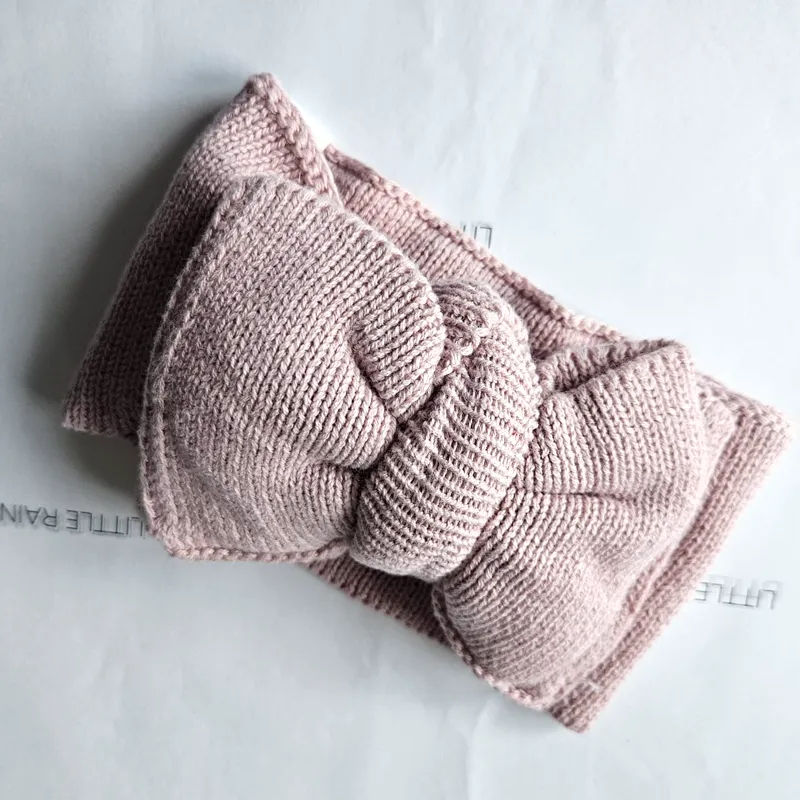 Cotton Knit Bow Headbands