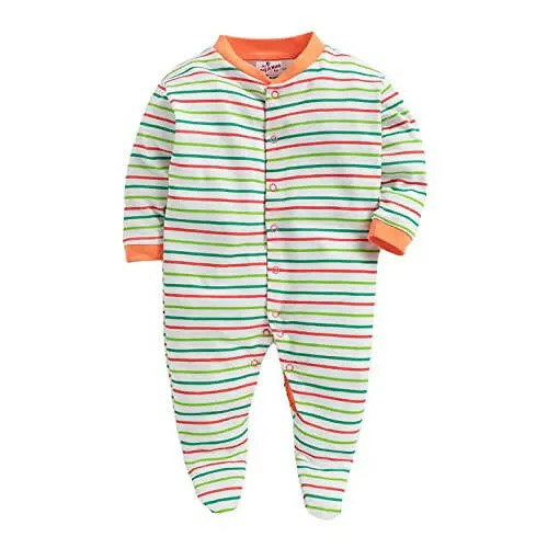 Daddy - G Rompers/Sleepsuits/Jumpsuit /Night Suits for New Born Babies - Orange