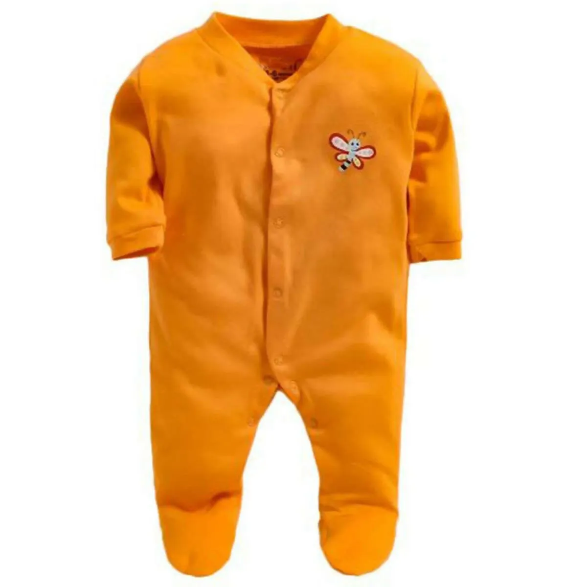 Daddy - G Rompers/Sleepsuits/Jumpsuit /Night Suits for New Born Babies - Orange