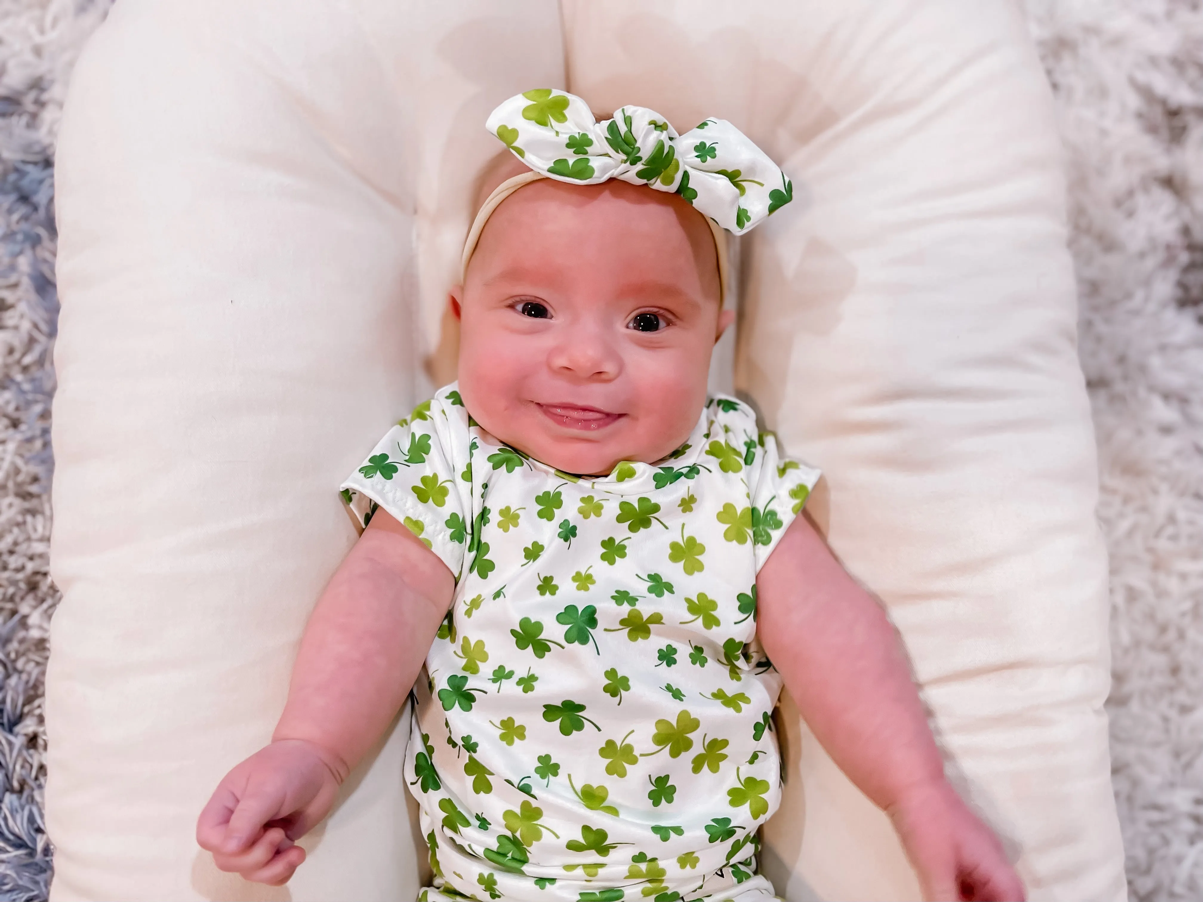 Dainty Shamrocks Summer Lounge Top