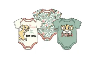 Disney Baby Lion King Bodysuit (Pack of 3)