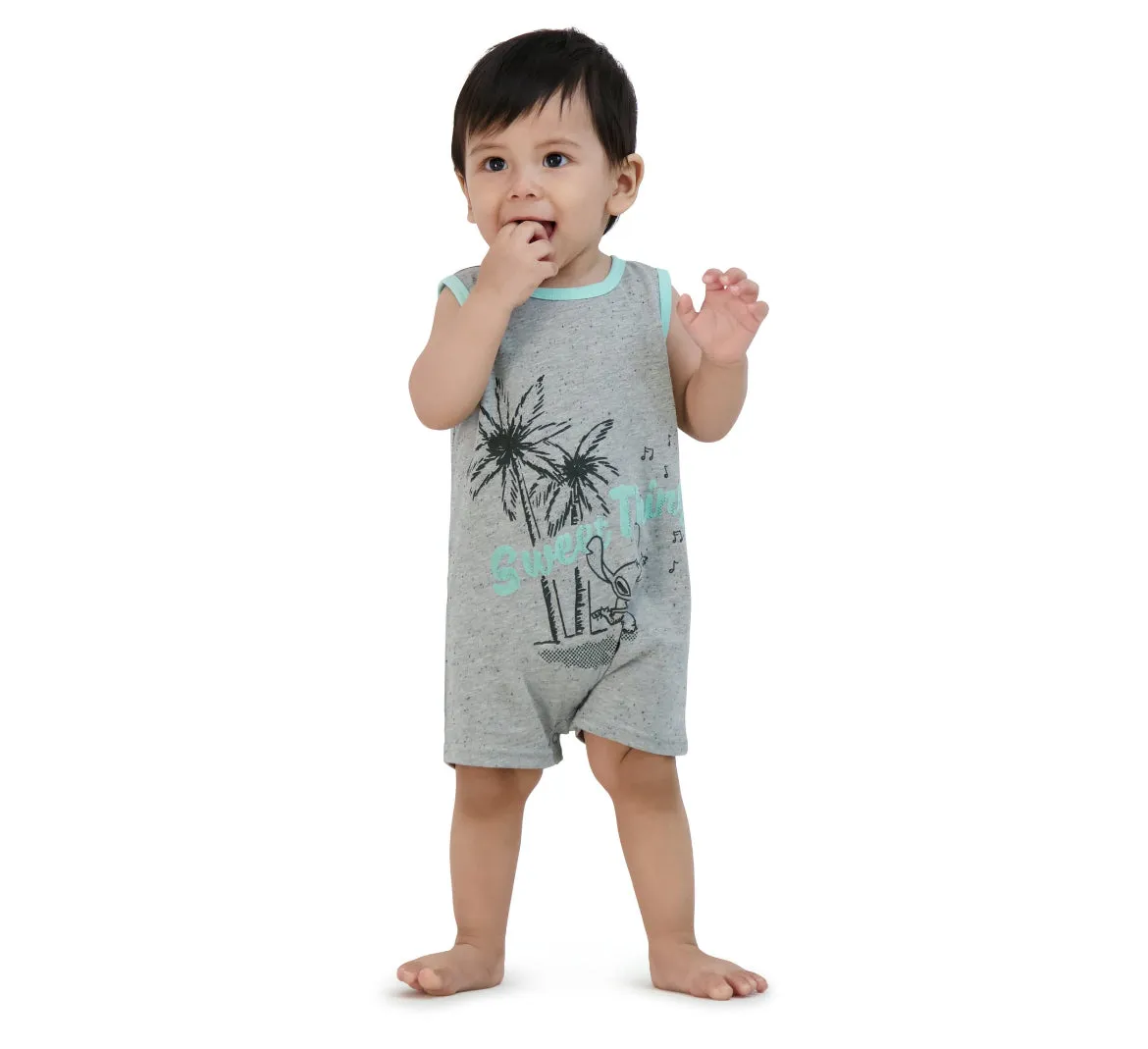 Disney Lilo and Stitch Baby Boy Rompers, 2-Pack