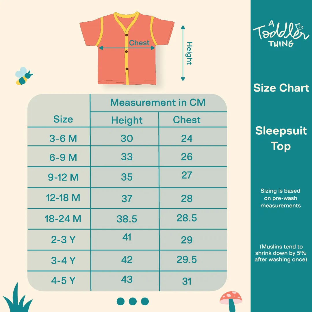 Dollyfin - Muslin Sleep Suit for babies and kids (Unisex)