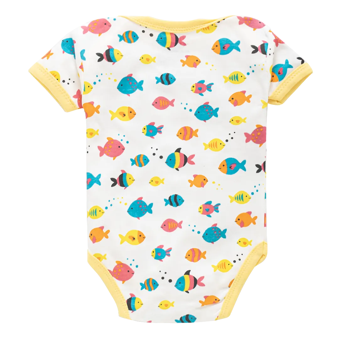 Half Sleeve Romper - Pack of 3