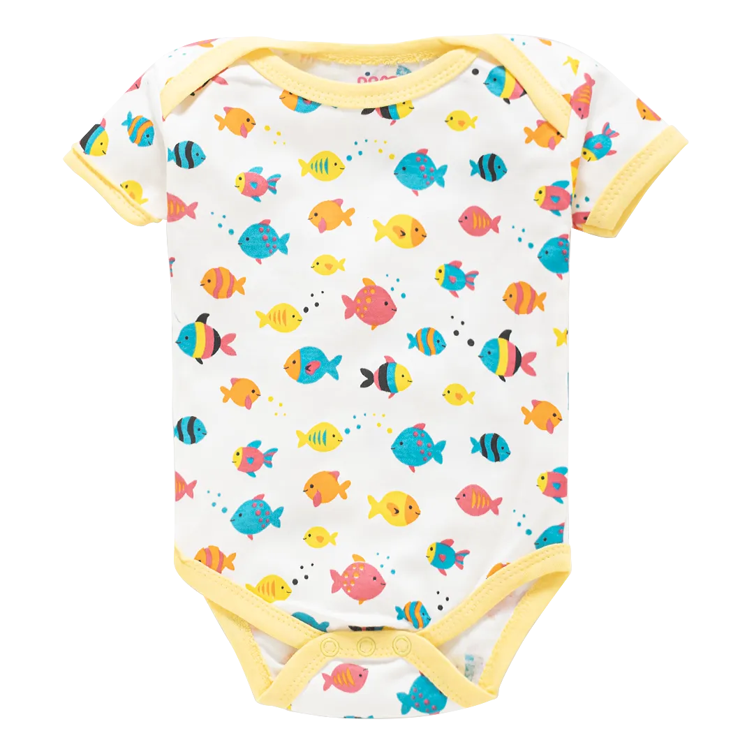 Half Sleeve Romper - Pack of 3