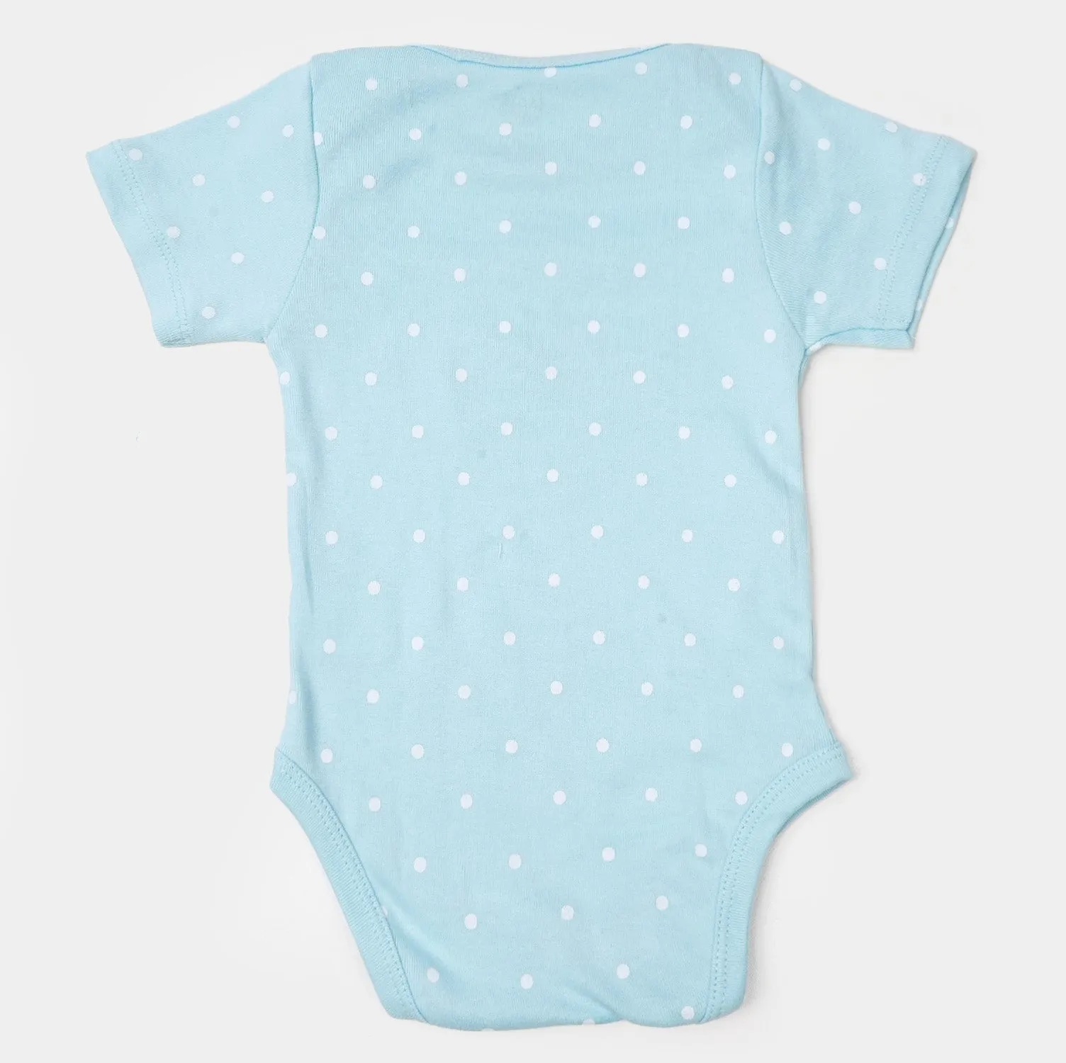 Infant Girls Rib Rompers 3PCs Hedge Hugs & Dots
