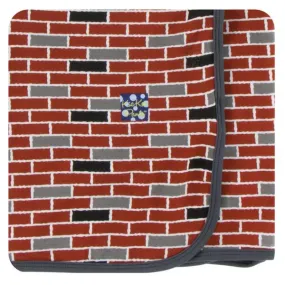 KicKee Pants London Swaddling Blanket in London Brick