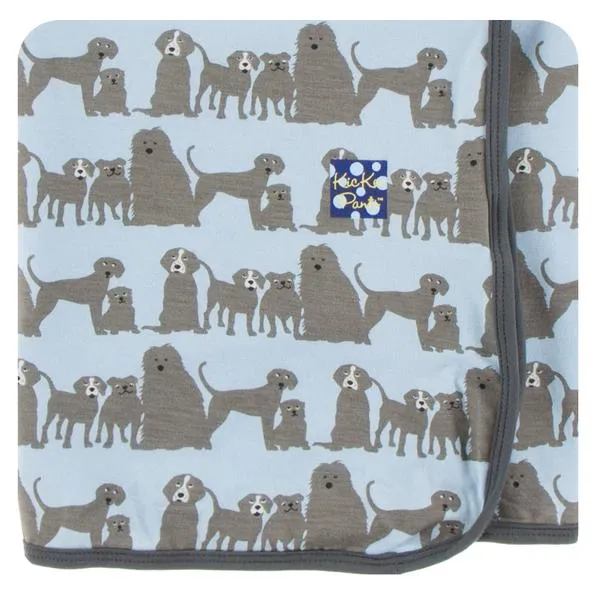 KicKee Pants London Swaddling Blanket in London Dogs